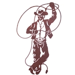 Roping Cowboy Wall Hanger