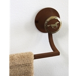 Horse Iron Towel Bar