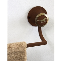 Horse Iron Towel Bar