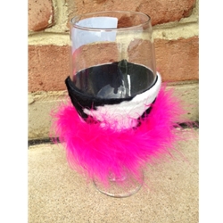 Cowgirl Wine Glass Koozies