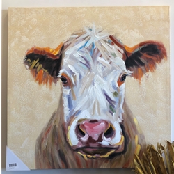 KA-6141 HAPPY COW CANVAS-HAPPY COW