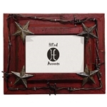 4"x6" Barbwire Picture Frame