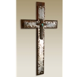 Medium Hammered Cross