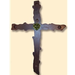 Green Heart Cross